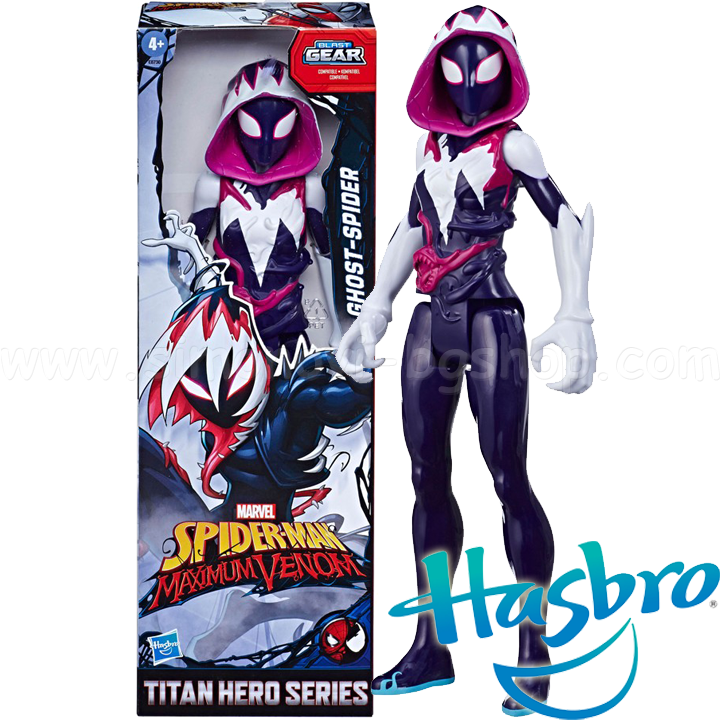 *Marvel Avengers Titan Hero Екшън фигура Maximum Venom Ghost-Spider E86865 *Marvel Avengers Titan Hero Екшън фигура Maximum Venom Ghost-Spider E86865