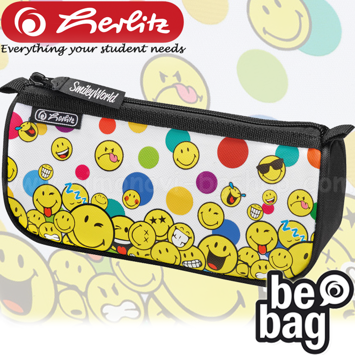 Herlitz Smiley World Sport Несесер с един цип Rainbow Faces 50015344 Herlitz Smiley World Sport Несесер с един цип Rainbow Faces 50015344