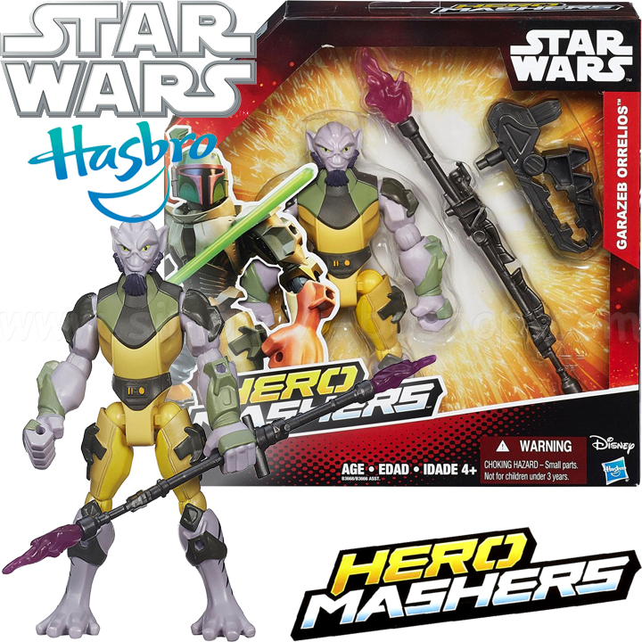 * Hasbro Star Wars acțiune Figura rebelilor Garazeb B3668