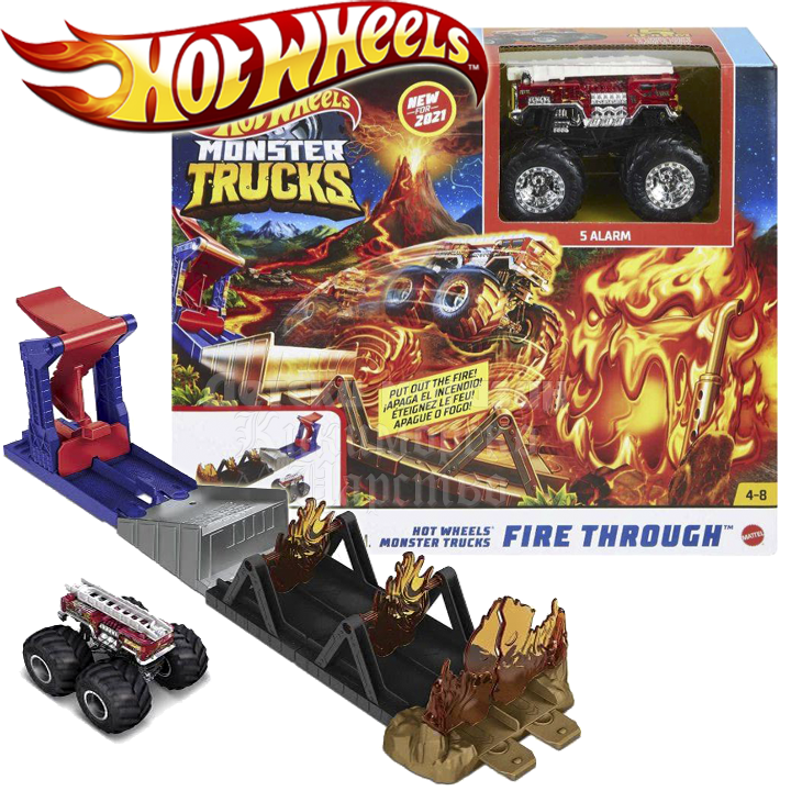* Hot Wheels Monster Truck -   "Fire Through" GYL12 