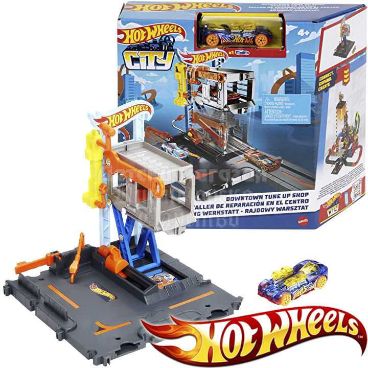 * Hot Wheels City     "Tune Up Shop" HDR25