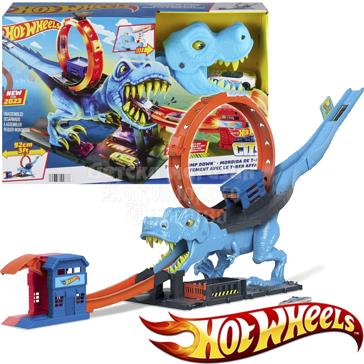 * Hot Wheels City T-Rex Chomp Down   HKX42