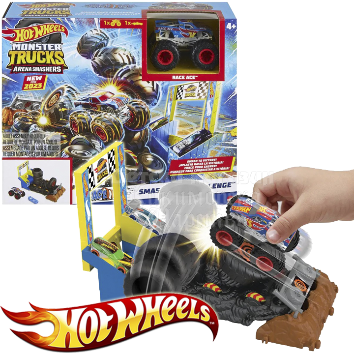 Hot Wheels Monster Trucks Arena Smashers Semi Finals - Assorted