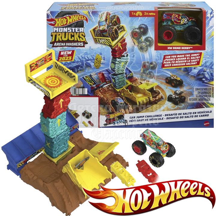 Hot Wheels Monster Trucks Arena Smashers Semi Finals - Assorted