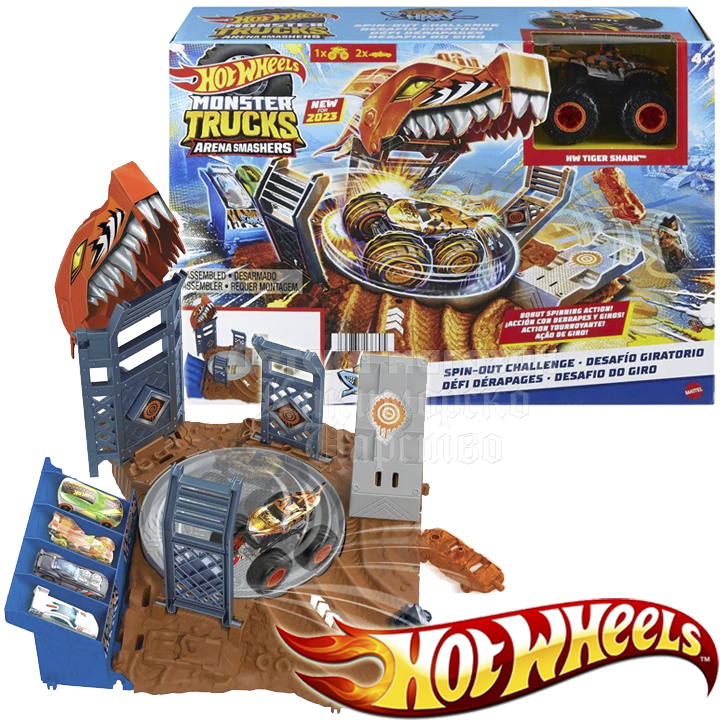 * Hot WheelsMonster Trucks Arena Smashers -  Spin-OutHNB92