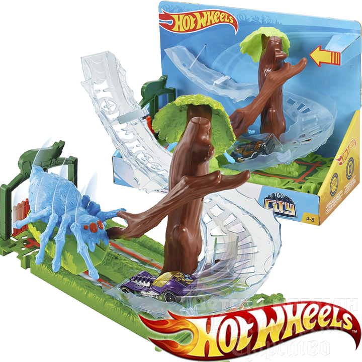 *Hot Wheels City Игрален комплект Отмъщението на Паяка FNB07 *Hot Wheels City Игрален комплект Отмъщението на Паяка FNB07
