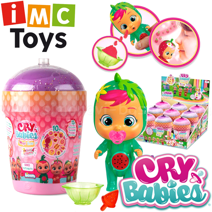 *IMC Toys Cry MAGIC TEARS  TUTTI FRUTTI 93355 