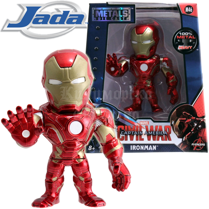 * Figurină Jada Marvel Super Hero 10cm. Iron Man253221010