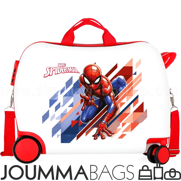 *Joumma Bags Куфарче за яздене на 4 колела SpiderMan *Joumma Bags Куфарче за яздене на 4 колела SpiderMan