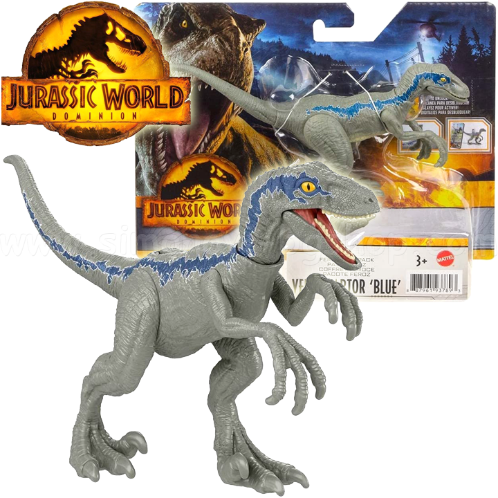 * Jurassic World Dominion  Velociraptor BlueGWD01