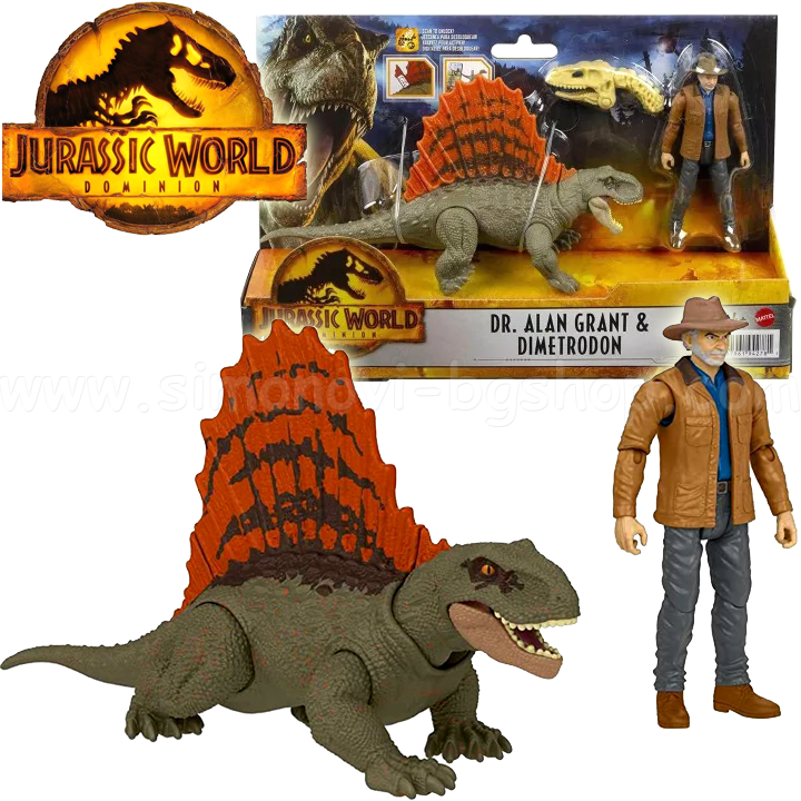 * Jurassic World Dominion  Dr. Alan Grant & Dimetrodon GWM25