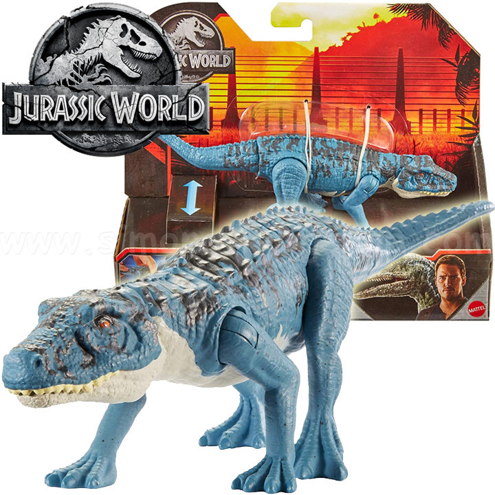 *Jurassic World Savage Strike Динозавър съперник Postosuchus GJN90 *Jurassic World Savage Strike Динозавър съперник Postosuchus GJN90