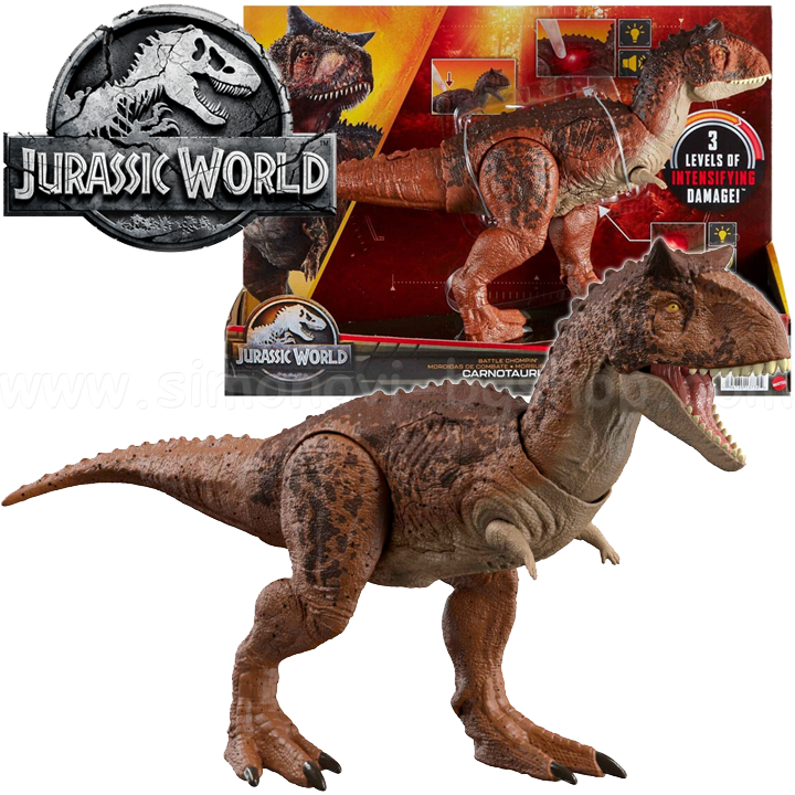 * 2023 Jurassic World Epic Attack   Carnotaurus HND19