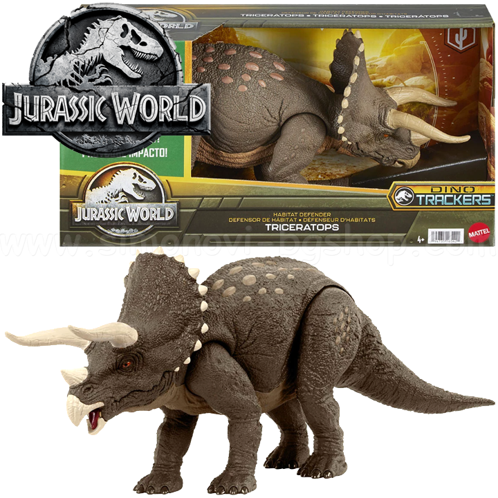 * Jurassic World Dino Trackers Triceratops HPP88