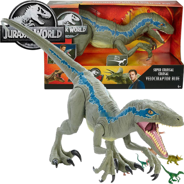 * Jurassic World Dino Rivals    Velociraptor Blue GCT93