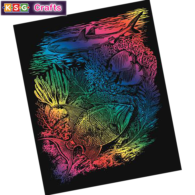 KSG Artfoil - Coloured engraving Underwater World 0544
