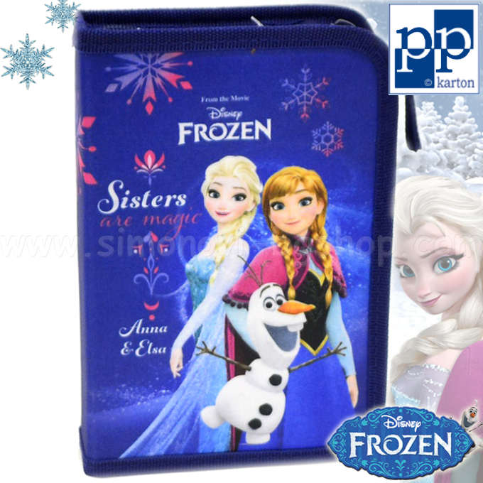 * 2016 Karton P + P, congelate complet cu fermoar 1 husă "Frozen" 3-488
