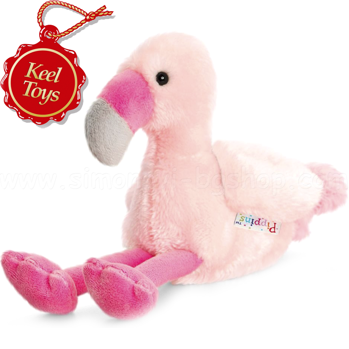 Keel Toys Pippins Jucărie de pluș Flamingo SF4885