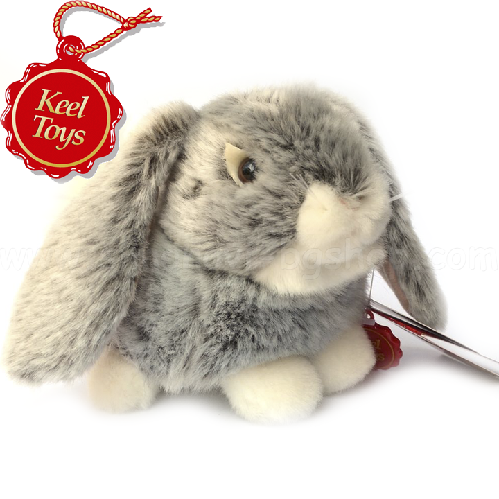 Keel Toys Jucărie de pluș jucărie în gri și alb SR3787