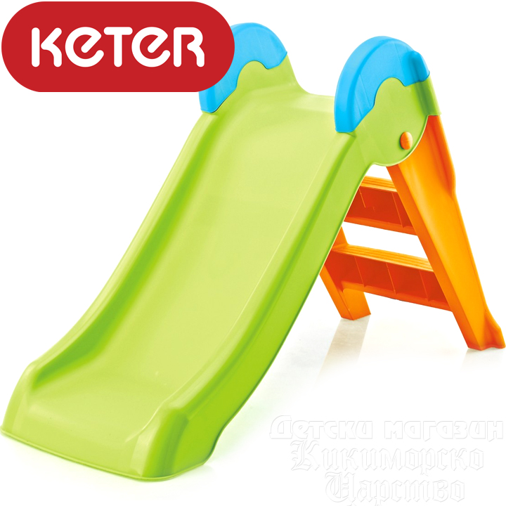 Keter Boogie Slide diapozitiv pentru bebeluș verde / albastru Keter Boogie Slide diapozitiv pentru bebeluș verde / albastru