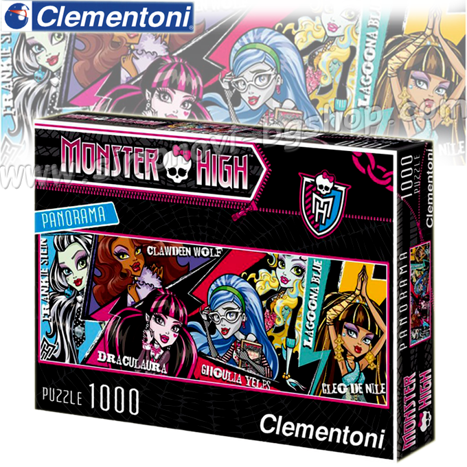 Clementoni - Panorama Collection  Monster High 1000.