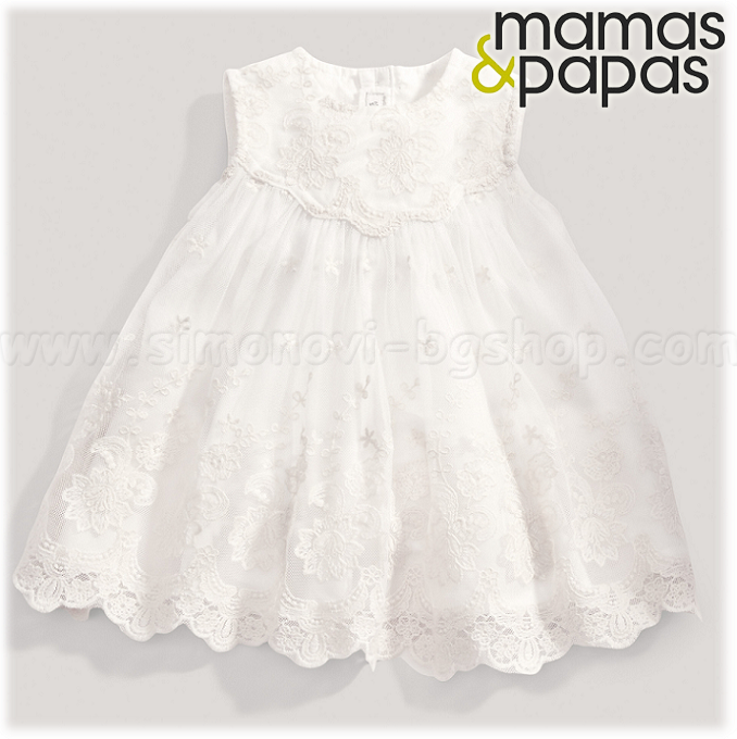 2014 Mamas & Papas Welcome To The World Рокля с дантела S754K79 2014 Mamas & Papas Welcome To The World Рокля с дантела S754K79