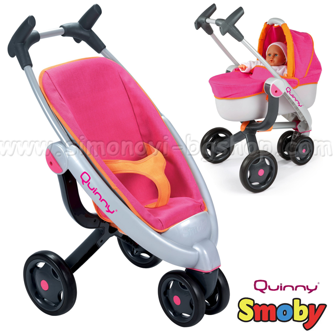 Smoby -    3  1 Quinny Pink 550190 