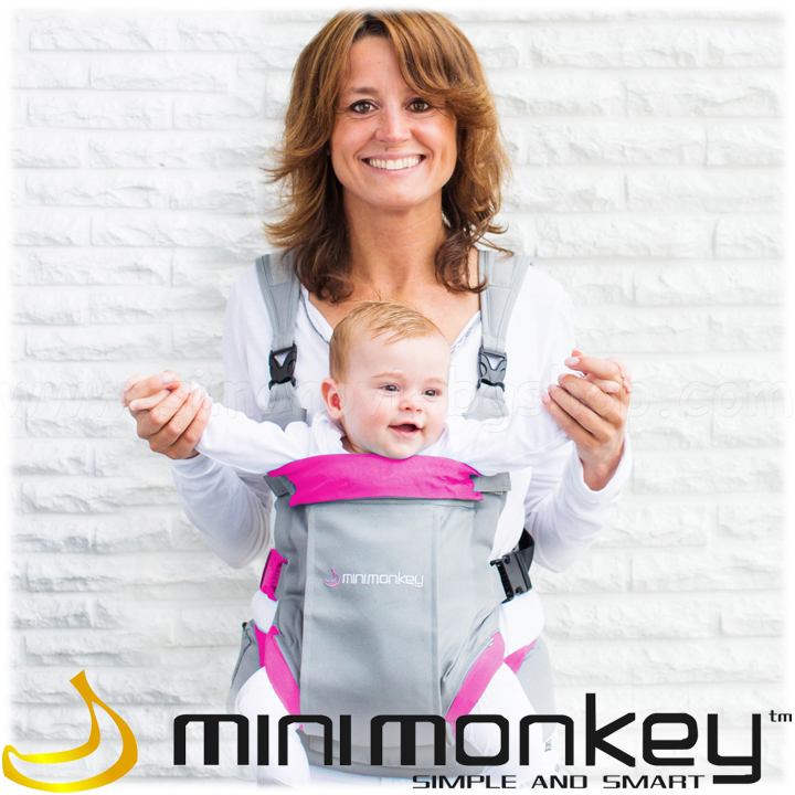 Minimonkey   Dynamic Grey/Pink