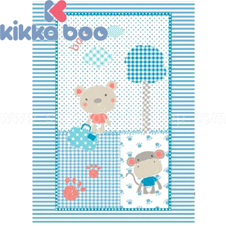 Kikka Boo Бебешко одеялце 110/140см. Fantasia Blue Kikka Boo Бебешко одеялце 110/140см. Fantasia Blue