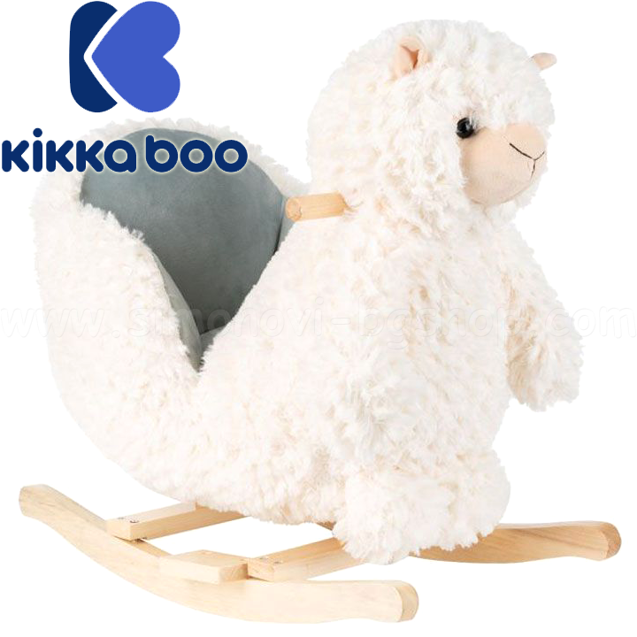 * KikkaBoo Swing cu scaun Lama WHITE LAMA 31201040003
