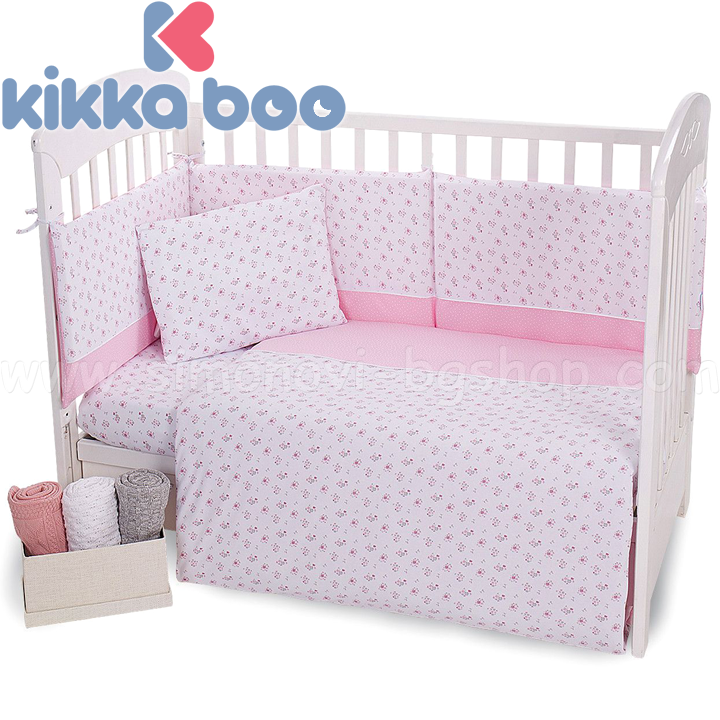 Kikka Boo Спален комплект 4ч. Pink House 240668 Kikka Boo Спален комплект 4ч. Pink House 240668