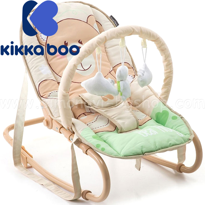 2020 Kikka Boo Бебешки шезлонг Foliage Bear 31005020035 2020 Kikka Boo Бебешки шезлонг Foliage Bear 31005020035