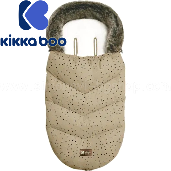 Kikka Boo    Lux Fur Dots Beige 31108040095