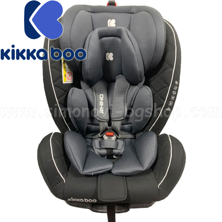*2022 Kikka Boo    0-36 Rhino Isofix Black 31002070071