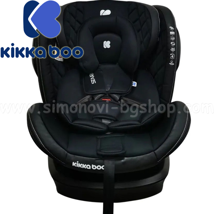 Kikka Boo    0-36 Stark Isofix 360 Black 31002070085