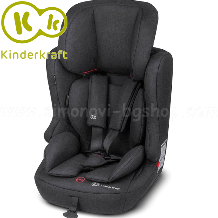 KinderKraft - Столче за кола FIX2GO IZOFIX 9-36кг. Black 22235 KinderKraft - Столче за кола FIX2GO IZOFIX 9-36кг. Black 22235