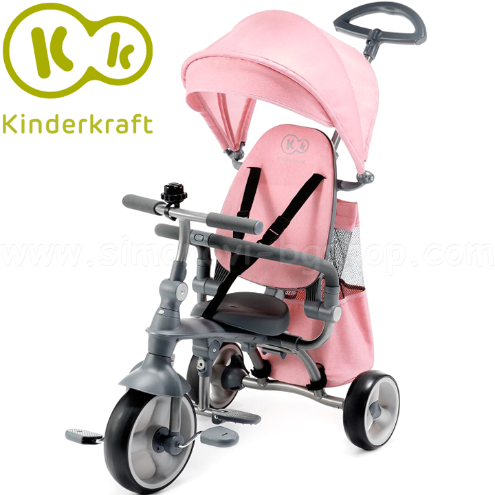 KinderKraft Jazz Детска триколка 4в1 Розова KinderKraft Jazz Детска триколка 4в1 Розова