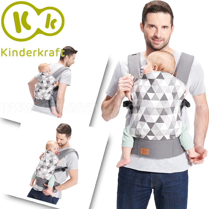 KinderKraft - Кенгуру Nino в сиво KinderKraft - Кенгуру Nino в сиво