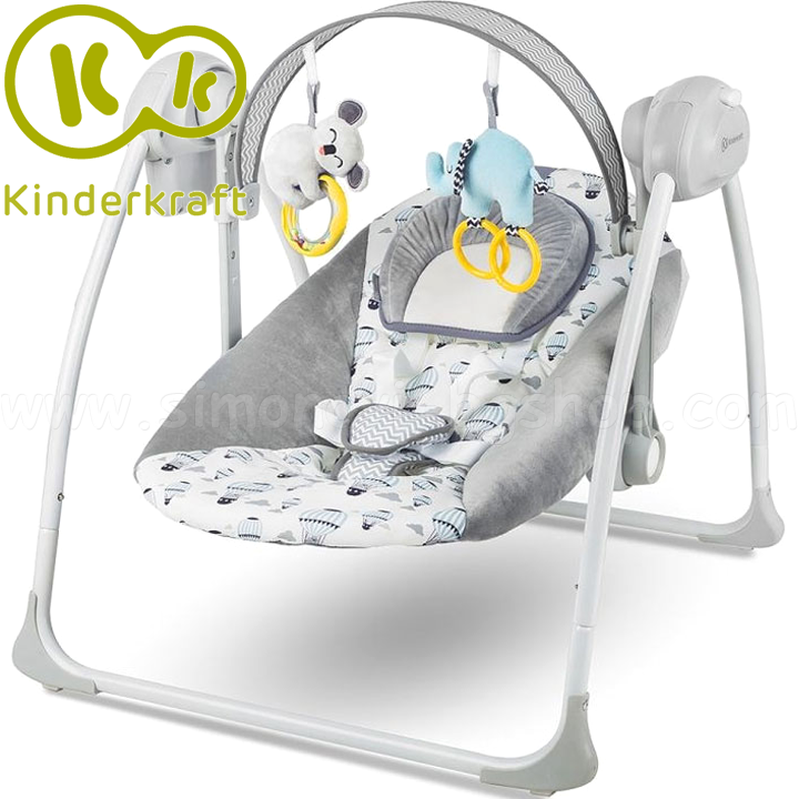 KinderKraft Flo Бебешка люлка 2в1 Мента 22239 KinderKraft Flo Бебешка люлка 2в1 Мента 22239