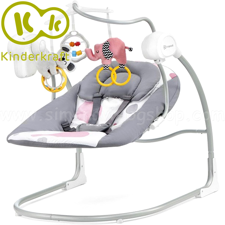KinderKraft Minky Бебешка люлка 2в1 Розова 22240 KinderKraft Minky Бебешка люлка 2в1 Розова 22240