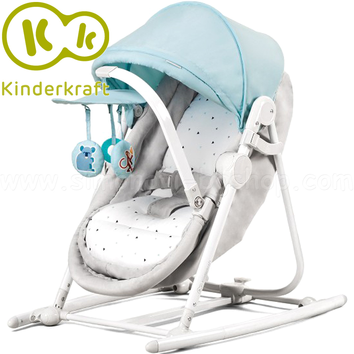KinderKraft Unimo Бебешка люлка 5в1 Light Blue KK99243 KinderKraft Unimo Бебешка люлка 5в1 Light Blue KK99243
