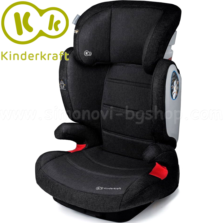 Kinderkraft - Столче за кола Expander Isofix Black 15-36кг 22199 Kinderkraft - Столче за кола Expander Isofix Black 15-36кг 22199