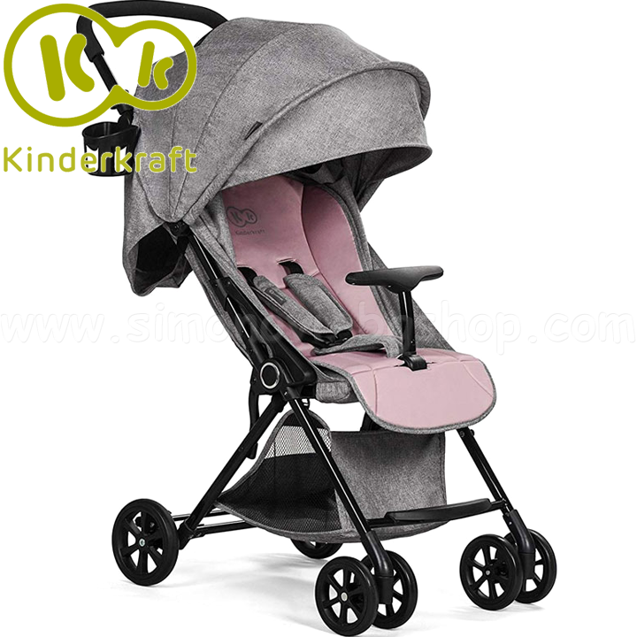 KinderKraft - Бебешка лятна количка Lite Pink 22236 KinderKraft - Бебешка лятна количка Lite Pink 22236