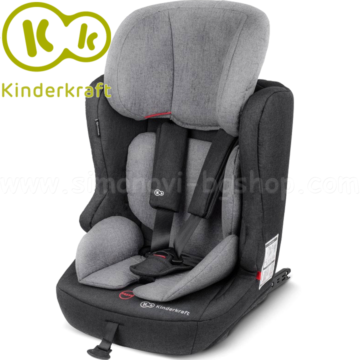 KinderKraft - Столче за кола FIX2GO IZOFIX 9-36кг. Grey 22234 KinderKraft - Столче за кола FIX2GO IZOFIX 9-36кг. Grey 22234