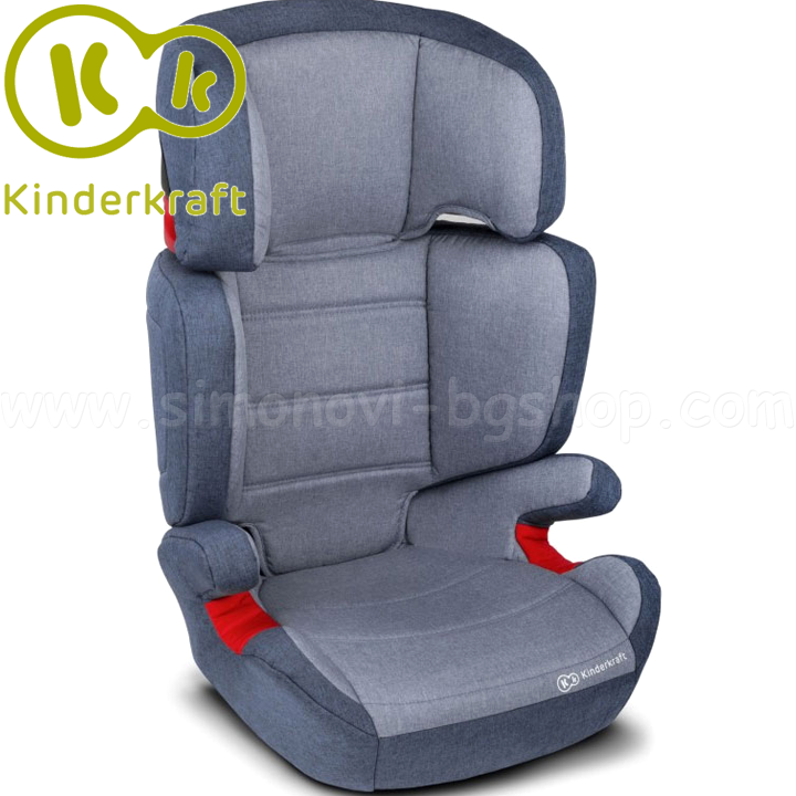 Kinderkraft - Столче за кола Junior Plus Blue 15-36кг 22204 Kinderkraft - Столче за кола Junior Plus Blue 15-36кг 22204