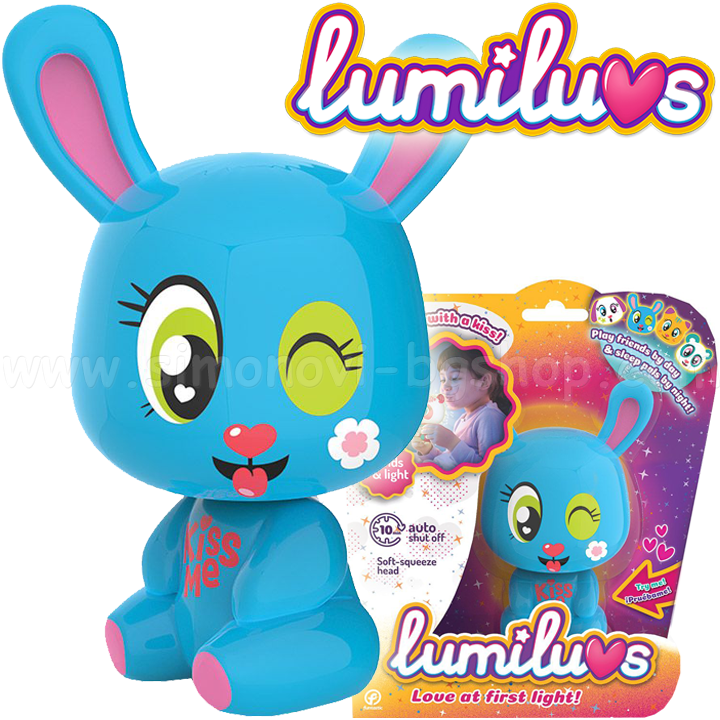* Lumiluvs Light Bunny Bunny în albastru LB0001A9