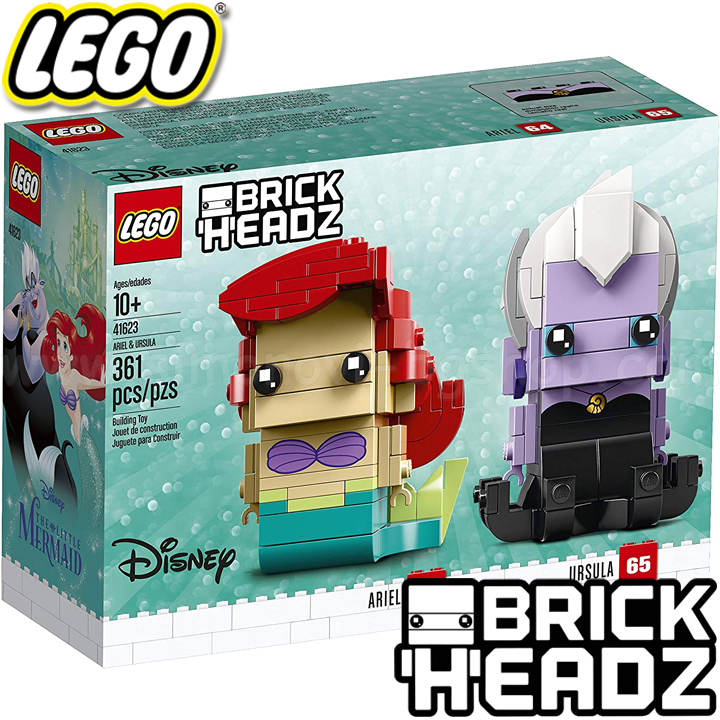 Lego® BrickHeadz Ариел и Урсула - Disney The Little Mermaid 41623 Lego® BrickHeadz Ариел и Урсула - Disney The Little Mermaid 41623