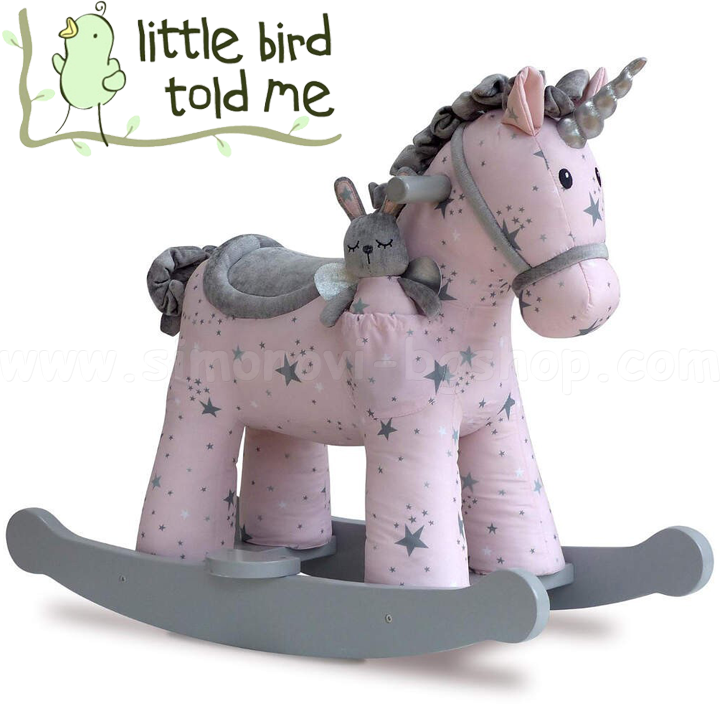 * Little Bird Told Me Unicorn Swing "Celeste & Fae Rocking Unicorn"