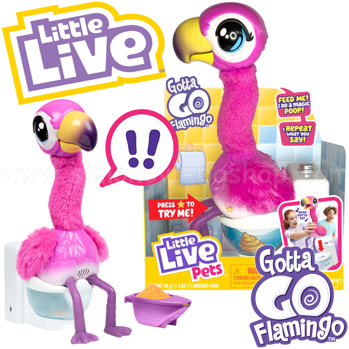 *  Little Live PetsGotta Go Flamingo  26222