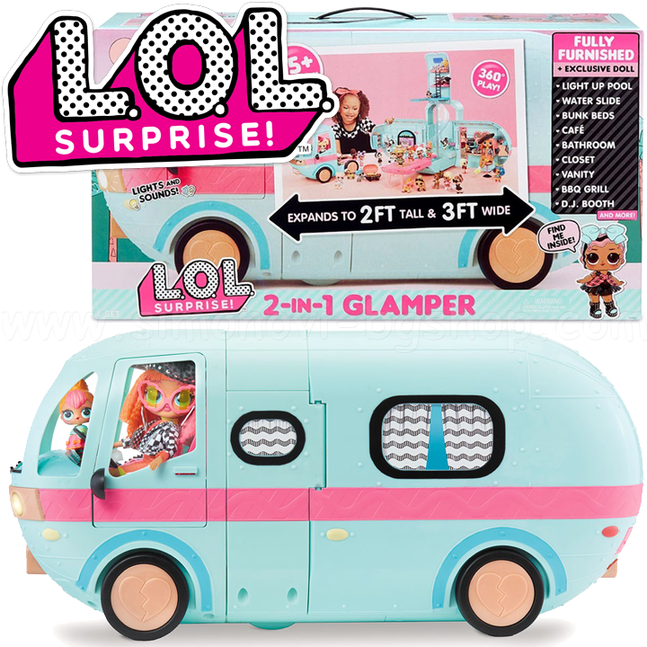 L.O.L. Surprise Camper with Surprises 2in1 562511 L.O.L. Surprise Camper with Surprises 2in1 562511